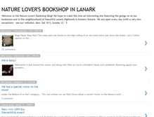 Tablet Screenshot of natureloversbookshop.blogspot.com