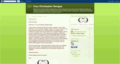 Desktop Screenshot of corychristopherdesigns.blogspot.com