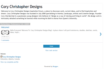Tablet Screenshot of corychristopherdesigns.blogspot.com