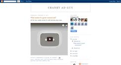 Desktop Screenshot of crankyadguy.blogspot.com