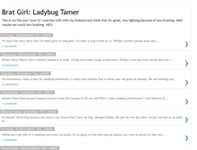 Tablet Screenshot of ladybugtamer.blogspot.com