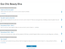 Tablet Screenshot of ecochicbeautydiva.blogspot.com
