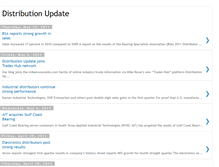 Tablet Screenshot of distributionupdate.blogspot.com