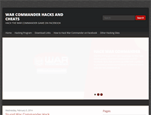 Tablet Screenshot of hackwarcommander.blogspot.com