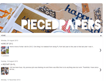 Tablet Screenshot of piecedpapers.blogspot.com
