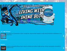 Tablet Screenshot of livingwithshine.blogspot.com