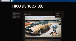 Desktop Screenshot of nicolasnoexiste.blogspot.com