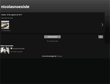Tablet Screenshot of nicolasnoexiste.blogspot.com