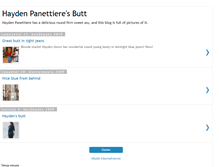 Tablet Screenshot of haydensbutt.blogspot.com