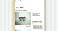 Desktop Screenshot of bisuteria-de-capricho.blogspot.com
