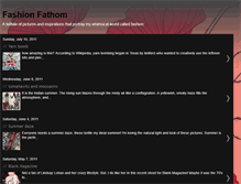 Tablet Screenshot of fashionfathom.blogspot.com