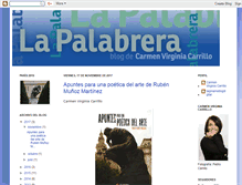 Tablet Screenshot of lapalabreradecv.blogspot.com