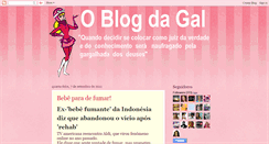 Desktop Screenshot of oblogdagal.blogspot.com