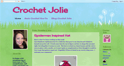 Desktop Screenshot of crochetjolie.blogspot.com