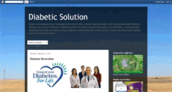 Desktop Screenshot of diabeticandtreatment.blogspot.com