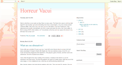 Desktop Screenshot of horreurvacui.blogspot.com