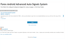Tablet Screenshot of forexandroid.blogspot.com