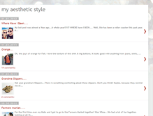 Tablet Screenshot of myaestheticstyle.blogspot.com