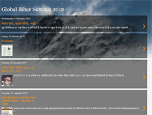 Tablet Screenshot of globalbiharsummit.blogspot.com