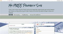 Desktop Screenshot of myfreeprojectsite.blogspot.com