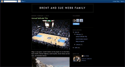 Desktop Screenshot of brentandsuewebbfamily.blogspot.com