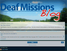 Tablet Screenshot of deafmissionsblog.blogspot.com