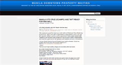 Desktop Screenshot of manilapropterty.blogspot.com