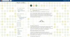 Desktop Screenshot of flexpearls.blogspot.com