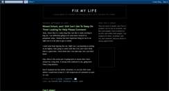 Desktop Screenshot of fixmylifetoday.blogspot.com