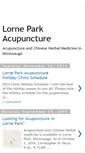 Mobile Screenshot of lorneparkacupuncture.blogspot.com