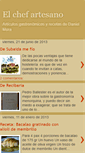 Mobile Screenshot of elchefartesano.blogspot.com