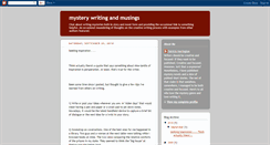 Desktop Screenshot of mysterywritingmusings.blogspot.com