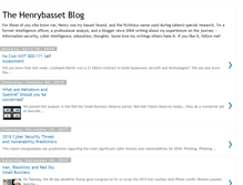 Tablet Screenshot of henrybasset.blogspot.com