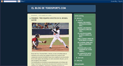 Desktop Screenshot of blogdetodosports.blogspot.com