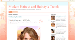 Desktop Screenshot of modern-hairstyle-trends.blogspot.com