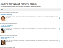 Tablet Screenshot of modern-hairstyle-trends.blogspot.com