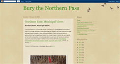 Desktop Screenshot of burynorthernpass.blogspot.com