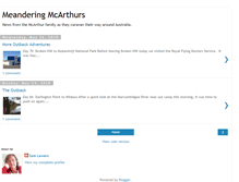 Tablet Screenshot of meanderingmcarthurs.blogspot.com