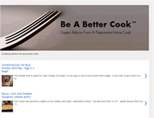 Tablet Screenshot of beabettercook.blogspot.com