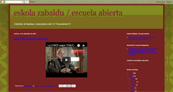 Desktop Screenshot of eskolazabalduescuelaabierta.blogspot.com