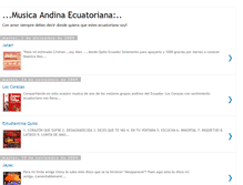 Tablet Screenshot of ecuadorandino.blogspot.com