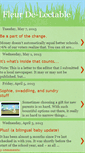 Mobile Screenshot of fleurde-lectable.blogspot.com