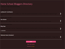 Tablet Screenshot of home-schoolbloggers.blogspot.com