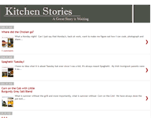 Tablet Screenshot of kitchenstoriestime.blogspot.com