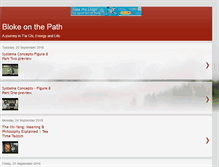 Tablet Screenshot of blokeonthepath.blogspot.com