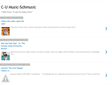 Tablet Screenshot of c-umusic-schmusic.blogspot.com