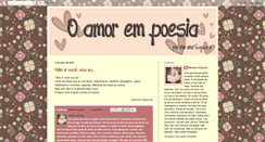 Desktop Screenshot of o-amor-em-poesia.blogspot.com