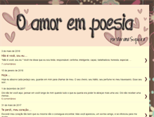 Tablet Screenshot of o-amor-em-poesia.blogspot.com
