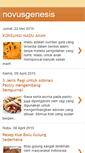 Mobile Screenshot of novusgenesis.blogspot.com