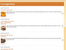 Tablet Screenshot of novusgenesis.blogspot.com